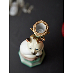 Подсвечник в виде кошки из фарфора с бронзовыми элементами Paradise Cat варинант исполнения - 6 | Loft Concept в Омске