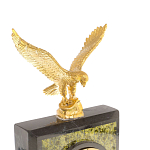 Настольный письменный набор из змеевика  и бронзы с декором в виде орла в подарочной упаковке Successful Leader варинант исполнения - 3 | Loft Concept в Омске