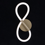 Бра с белым плафоном в форме восьмерки и круглым основанием Luke Lampco Tracer Lamp варинант исполнения - 2 | Loft Concept в Омске