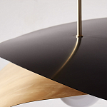 Люстра круглая с 2-мя металлическими абажурами Andromeda варинант исполнения - 4 | Loft Concept в Омске