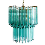 Дизайнерская люстра Blue Lagoon glass бирюзовое стекло  варинант исполнения - 1 | Loft Concept в Омске