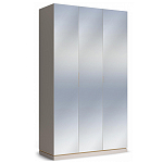 Шкаф 3-х дверный с зеркальными дверями Satin Furniture варинант исполнения - 1 | Loft Concept в Омске