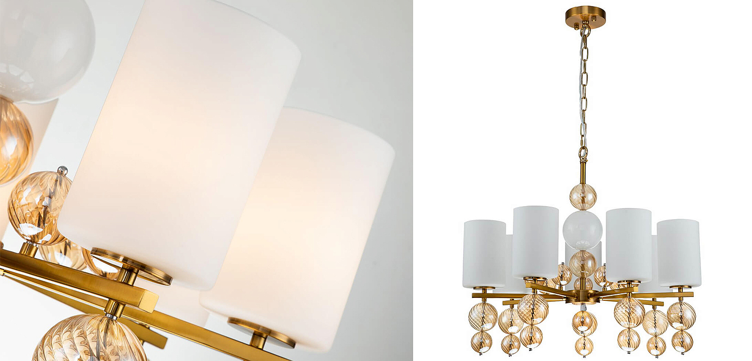 Люстра Blown Glass Balloons Chandelier 7 Люстра Blown Glass Balloons Chandelier 7 - Loft-Concept в Омске