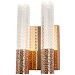 Бра с двумя плафонами Dew Drops Tube Duo Gold Wall Lamp варинант исполнения - 1 | Loft Concept в Омске