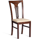 Стул деревянный с узором ручной работы Espresso варинант исполнения - 1 | Loft Concept в Омске