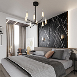 Настольная лампа с прозрачными плафонами из стекла Umbrella варинант исполнения - 5 | Loft Concept в Омске