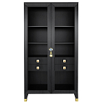 Дизайнерский шкаф витрина Elsa Dreams Black с 4-мя ящиками варинант исполнения - 1 | Loft Concept в Омске