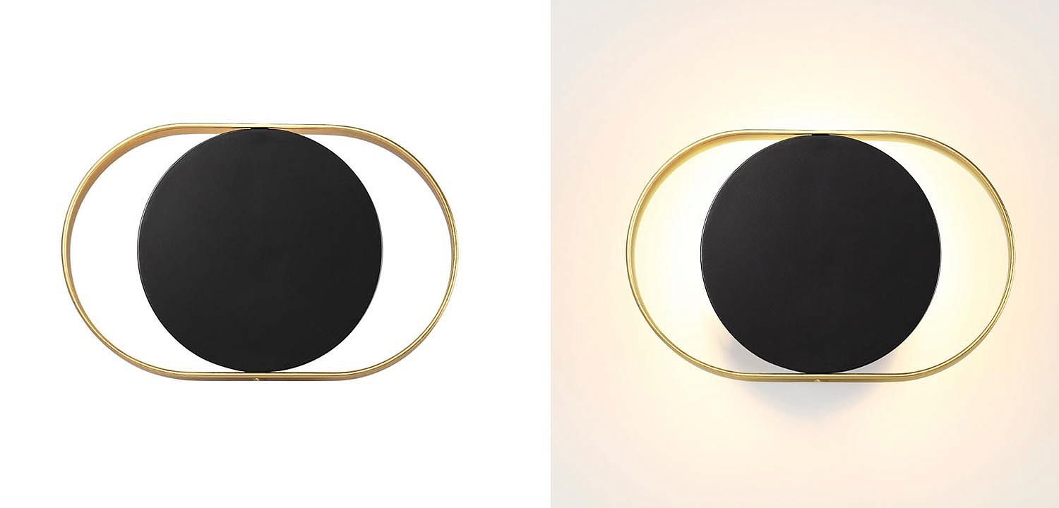 Бра Globo Ocular Sconce Oval Black Бра Globo Ocular Sconce Oval Black - Loft-Concept в Омске