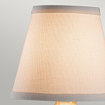 Бра со стеклянным шарообразным декором с пузырьками и бежевым абажуром Feiss варинант исполнения - 2 | Loft Concept в Омске