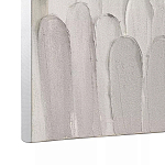 Панно декоративное с ручной росписью Gray Strokes варинант исполнения - 1 | Loft Concept в Омске