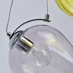 Люстра каскадная с 9-ю разноцветными стеклянными плафонами Kaleido варинант исполнения - 10 | Loft Concept в Омске