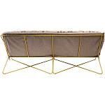 Трехместный диван на металлическом каркасе с цветочным принтом в стиле шинуазри Chinoiserie Birds on a Tree Sofa варинант исполнения - 6 | Loft Concept в Омске