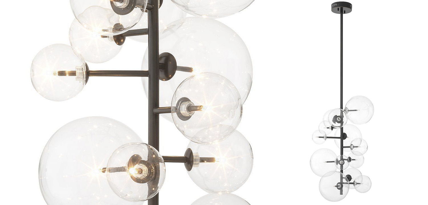 Люстра Eichholtz Chandelier Ezra Bronze Люстра Eichholtz Chandelier Ezra Bronze - Loft-Concept в Омске