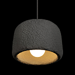 Подвесной светильник с цилиндрическим фактурным абажуром Sergey Makhno варинант исполнения - 5 | Loft Concept в Омске