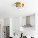 Потолочный светильник круглый цвета состаренная латунь Modern Simple Ceiling Light варинант исполнения - 3 | Loft Concept в Омске