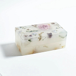 Шкатулка из эпоксидной смолы с цветами розовая Epoxy Resin Rectangular Box Pink варинант исполнения - 4 | Loft Concept в Омске