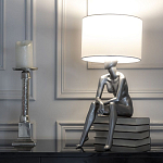 Настольная лампа TERRAMI с абажуром варинант исполнения - 3 | Loft Concept в Омске