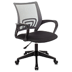 Офисное кресло с основанием из черного пластика Desk chairs Grey варинант исполнения - 1 | Loft Concept в Омске