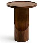 Приставной столик из массива дерева Walnut варинант исполнения - 3 | Loft Concept в Омске