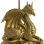Настольная лампа с абажуром Дракон Golden Dragon Lamp Beige варинант исполнения - 6 | Loft Concept в Омске