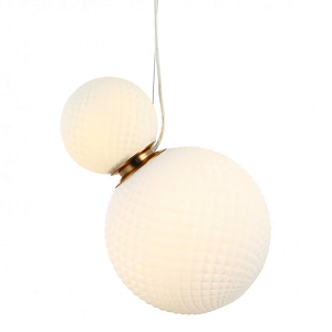 Подвесной светильник Perforated Bubbles с белым плафоном