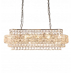 Люстра овальной формы хрустальная в неоклассическом стиле Majesty варинант исполнения - 5 | Loft Concept в Омске