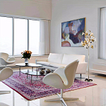 Торшер в виде белых и золотых цветов каллы Refined Taste of Light варинант исполнения - 1 | Loft Concept в Омске