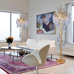 Торшер в виде золотого дерева с листьями FAIRYTREE Light варинант исполнения - 3 | Loft Concept в Омске