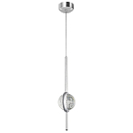 Подвесной светильник с плафоном из хрустального шара Crystal Bubbles Chrome Hanging Lamp варинант исполнения - 2 | Loft Concept в Омске