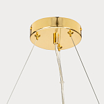 Люстра подвесная из золотых колец 57 см Golden Circles варинант исполнения - 11 | Loft Concept в Омске