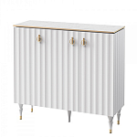 Консоль с дверками и белым рельефным фасадом Expanses of Beauty варинант исполнения - 1 | Loft Concept в Омске