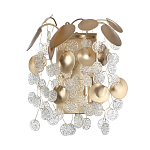 Бра с декоративными подвесками из прозрачного стекла в форме монеток FAIRYTREE Light варинант исполнения - 1 | Loft Concept в Омске