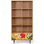 Широкий стеллаж с принтом Elise Rack варинант исполнения - 1 | Loft Concept в Омске