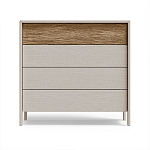 Комод 4 ящика с подсветкой на рельефном фасаде Warm Industrial варинант исполнения - 5 | Loft Concept в Омске