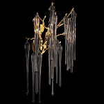 Бра с бронзовыми акцентами и прозрачными стеклянными каплями Droplet Bra варинант исполнения - 2 | Loft Concept в Омске