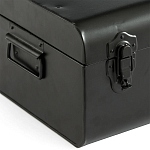 Металлический сундук Metal Chest Black варинант исполнения - 3 | Loft Concept в Омске