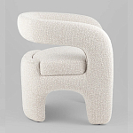 Кресло дизайнерское для лаунж зоны жемчужного цвета Pearl Lounge варинант исполнения - 8 | Loft Concept в Омске