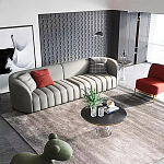 Дизайнерский журнальный стол на прозрачном основании Nofon варинант исполнения - 2 | Loft Concept в Омске