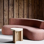 Дизайнерский журнальный стол полукруглой формы Pokun варинант исполнения - 4 | Loft Concept в Омске