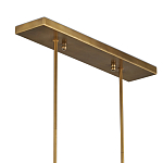 Люстра прямоугольная из толстого литого стекла Cast Glass варинант исполнения - 5 | Loft Concept в Омске