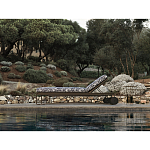 Шезлонг на металлическом каркасе с регулируемой спинкой GUELL Sunbed варинант исполнения - 9 | Loft Concept в Омске