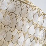 Люстра многоярусная с декором из натуральной морской ракушки Iridescent Light варинант исполнения - 9 | Loft Concept в Омске