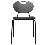 Стул с мягким сиденьем черный Stool Loft Black варинант исполнения - 1 | Loft Concept в Омске