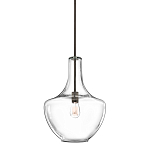 Подвесной светильник прозрачный стеклянный органической формы Kichler варинант исполнения - 1 | Loft Concept в Омске