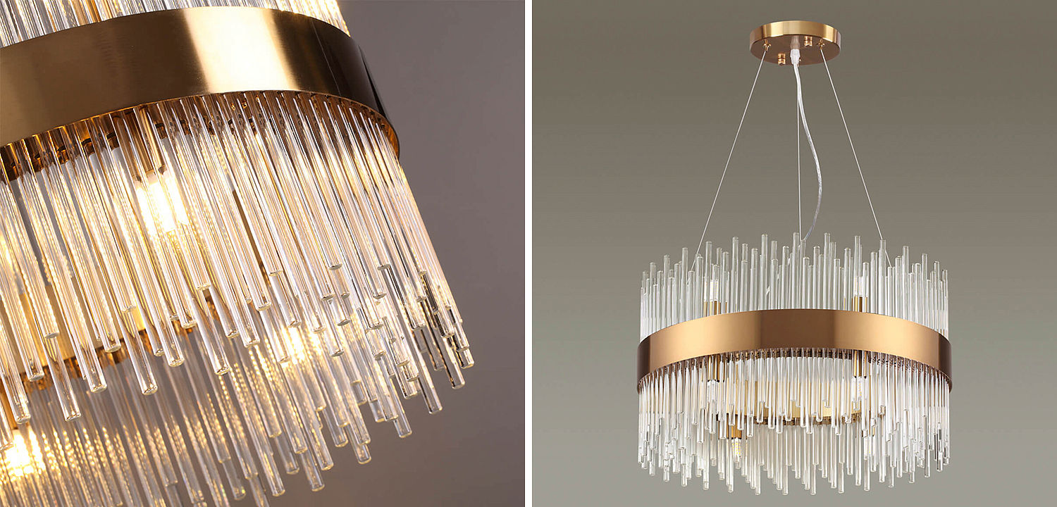 Люстра Nembus Chandelier Gold Circle Люстра Nembus Chandelier Gold Circle - Loft-Concept в Омске