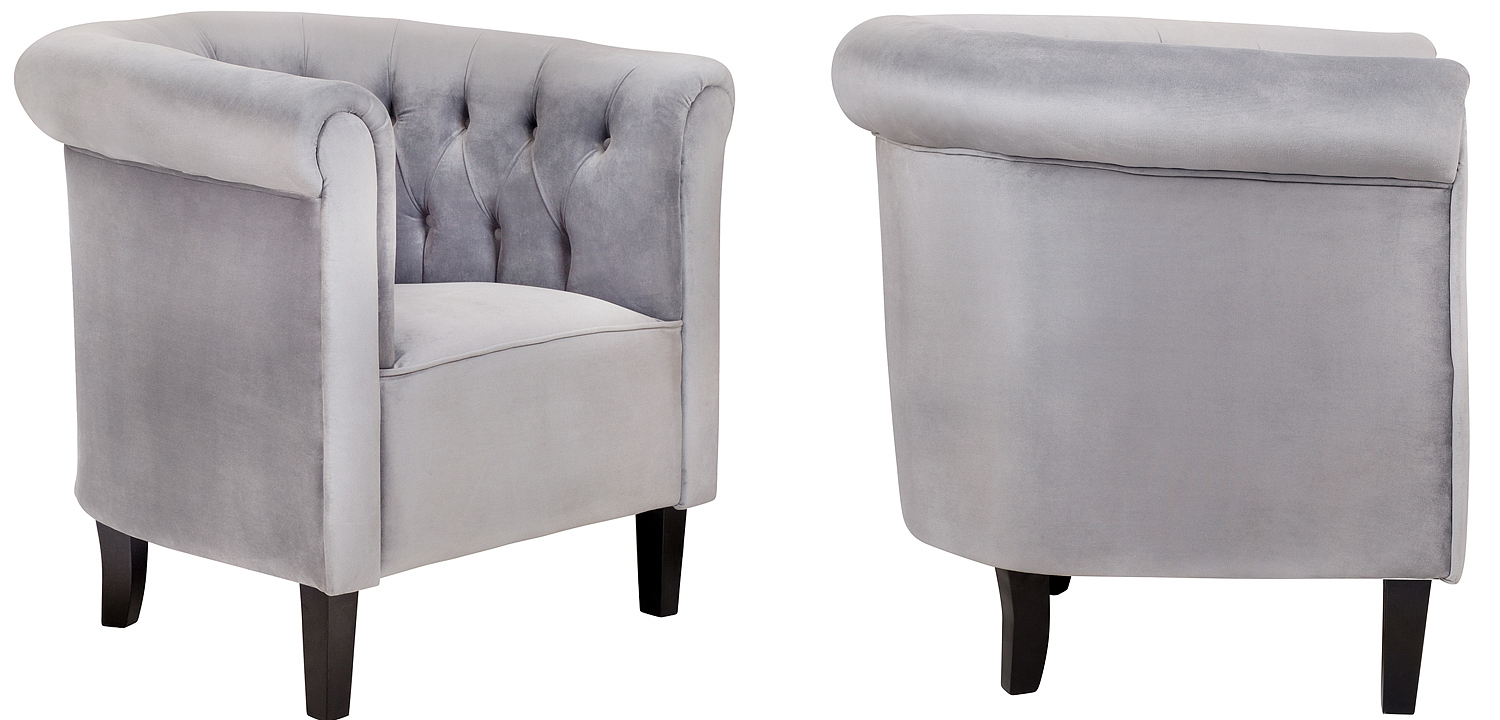 Кресло Cesare Armchair grey Кресло Cesare Armchair grey - Loft-Concept в Омске