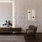 Гипсовая 3D Панель D-01 варинант исполнения - 1 | Loft Concept в Омске