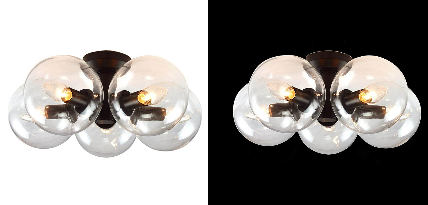 Потолочный светильник Modo 5 Globes Ceiling Lamp 41 Потолочный светильник Modo 5 Globes Ceiling Lamp 41 - Loft-Concept в Омске