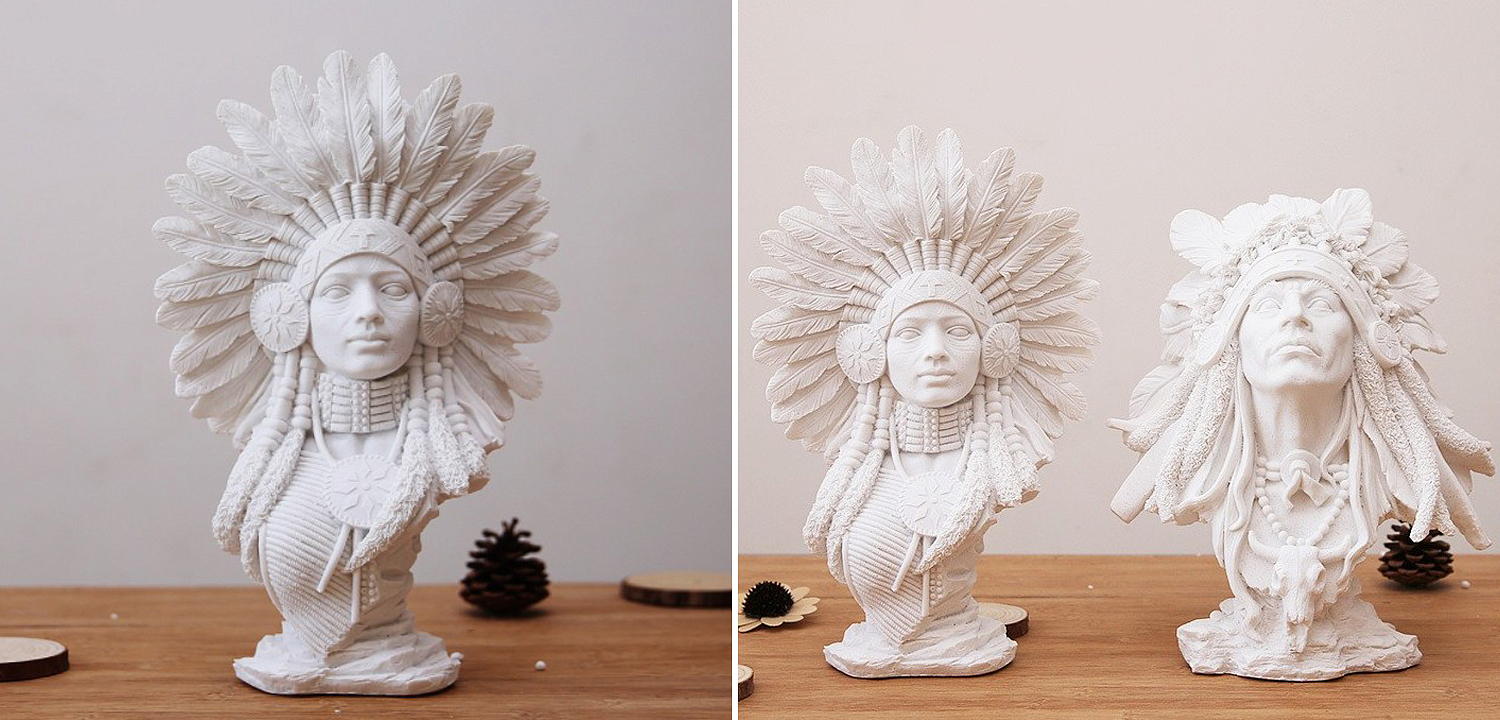 Native american indian figurine B Native american indian figurine B - Loft-Concept в Омске