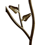 Стеллаж металлический с птичками Primavera варинант исполнения - 5 | Loft Concept в Омске